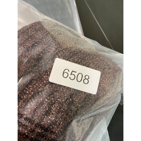 Emory Park Womens Metallic Bronze Crochet Sweater Size Small NWT - Picture 9 of 9